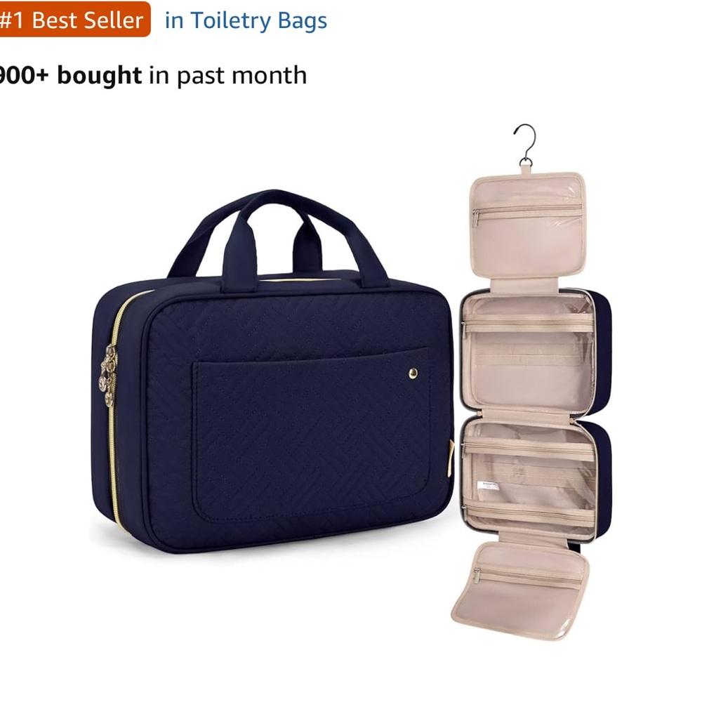 NEW Toiletry Travel Bag in Navy